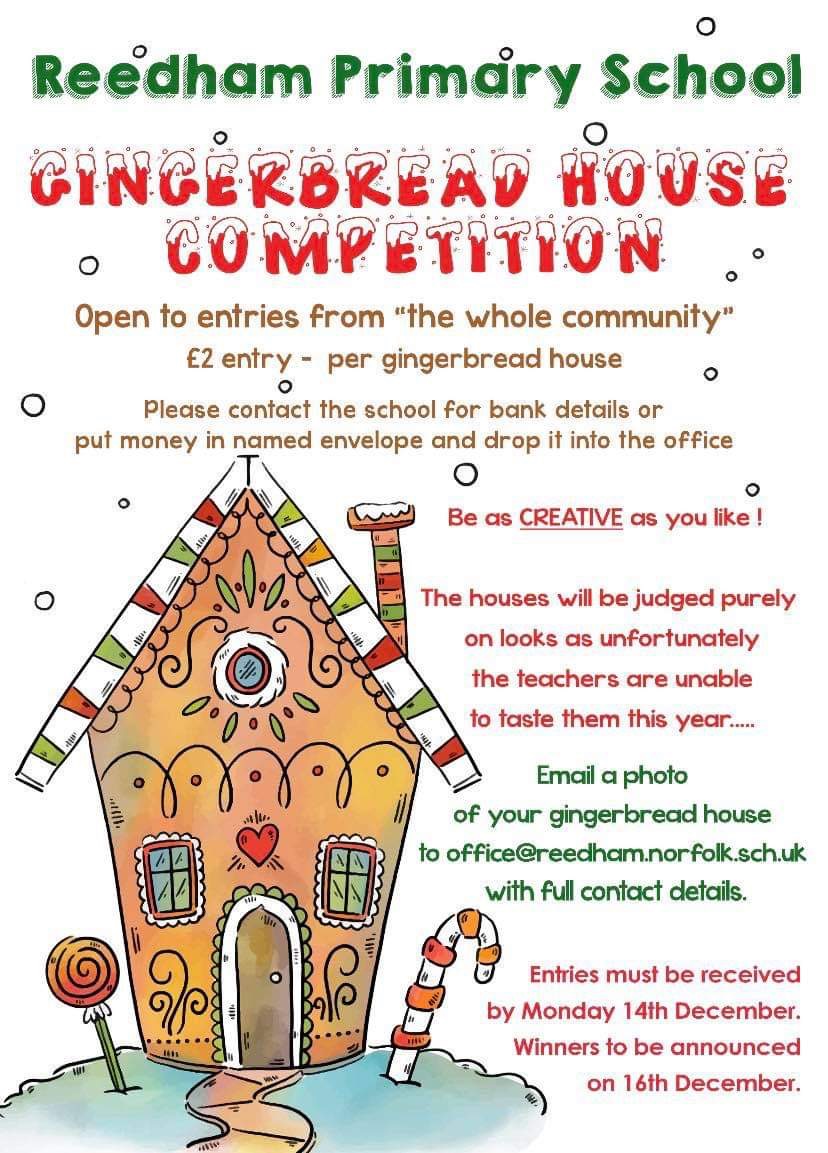 Gingerbread House Competition – Reedham Primary School